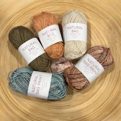 Laines du Nord - Natural Bag - verschieden Farben - Jutegarn für Taschen