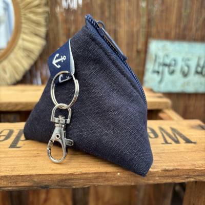 Kleines Kramtäschchen Schnullertasche Dreieckstäschchen