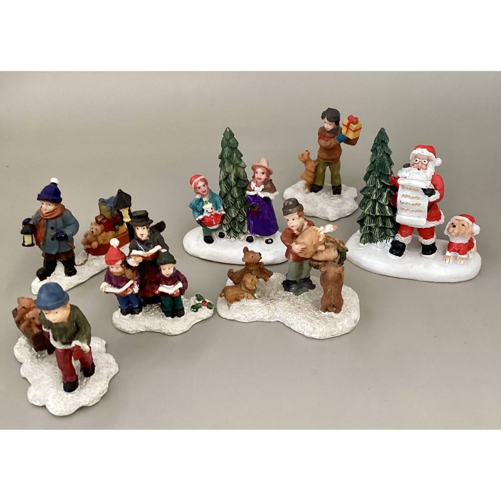 Weihnachtliche Figuren für Weihnachtsdorf – Deko Einzelfiguren gebraucht kaufen