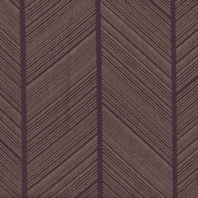 A.U Maison Wachstuch Spike-Bordeaux mit gold – beschichtete Baumwolle, Meterware