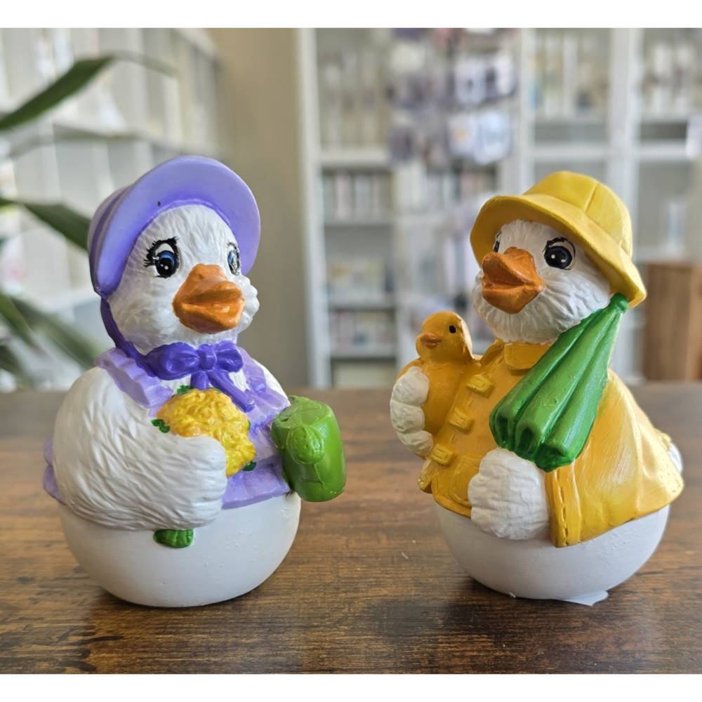 Ente aus Keramik - Gans - Deko Figur