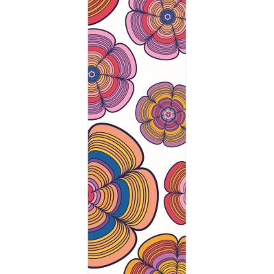 Lesezeichen Funky Flower-Power, 5 Buchzeichen mit großen, bunten Retroblüten