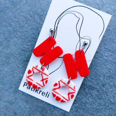 weihnachtliche Ohrstecker