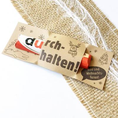 Geschenkidee Weihnachtsferien, Druckvorlage Schülergeschenk Weihnachten, PDF für Give Away für Schulklasse, süße Kleinig