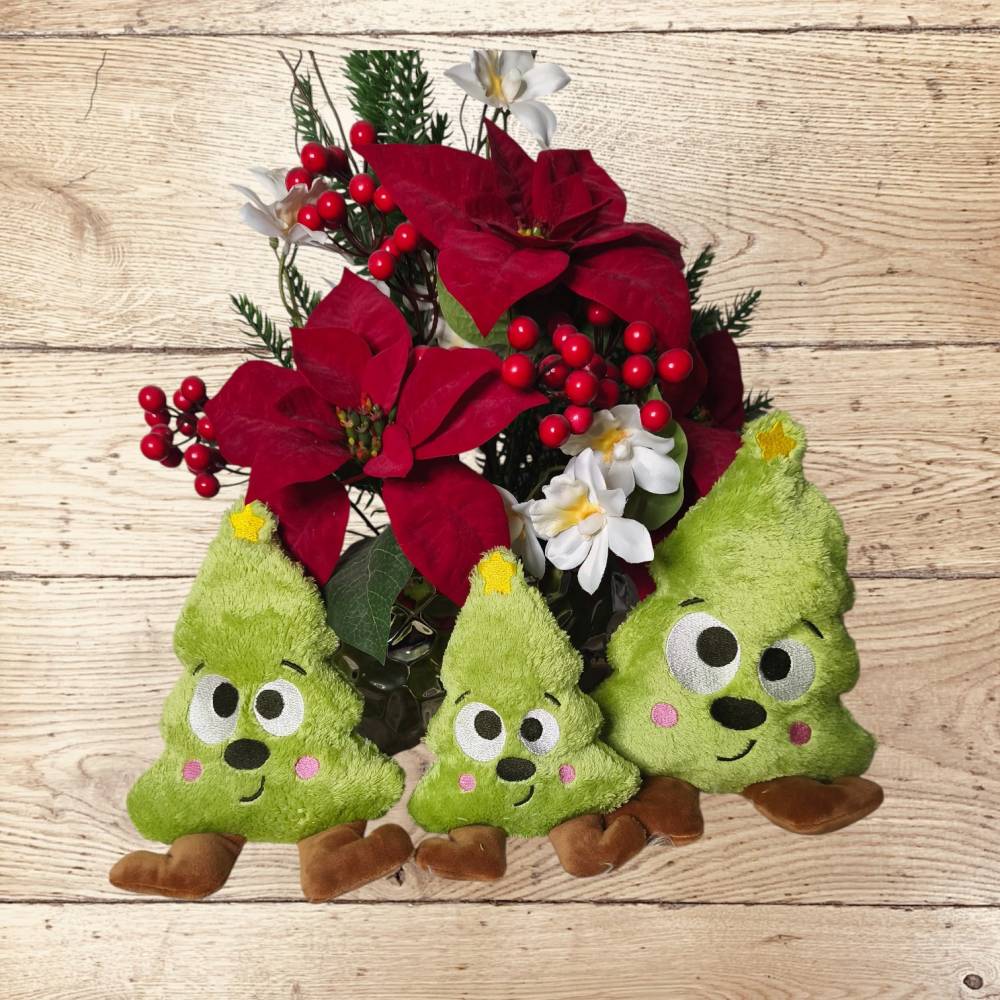Stickdatei Tannenbaum Weihnachten – ITH Kuscheltier Set 25106 | 3 Größen für Stickmaschine Bild 1