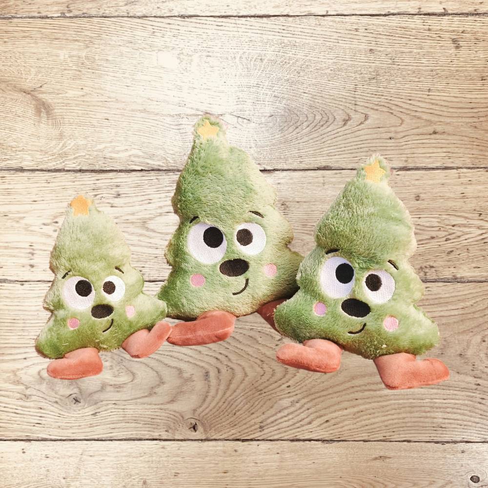 Stickdatei Tannenbaum Weihnachten – ITH Kuscheltier Set 25106 | 3 Größen für Stickmaschine Bild 4