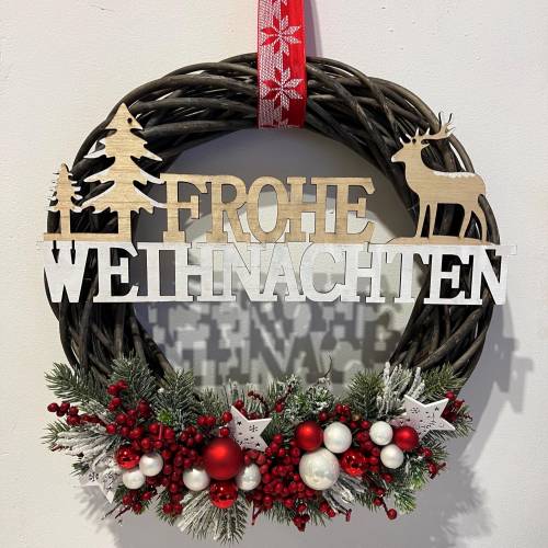 XL Weihnachtlicher Türkranz Weihnachtskranz Weihnachtsdeko