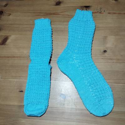 gestrickte Wollsocken Gr.38/39