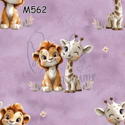M562 PummelPinguine Exclusive „Giraffe & Löwe – Baby Safari Freunde"