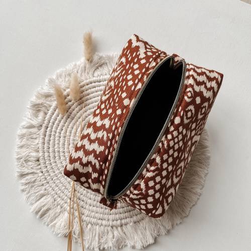 Kosmetiktasche Ethno, Etui, Kulturbeutel, Schminktasche, Make Up Tasche
