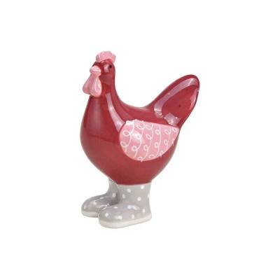 Huhn aus Keramik Pink/Rosa,Ostern