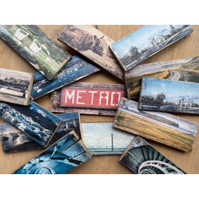 Personalisierter Holzdruck – Dein Foto auf Weinkistenbrett | Handgemachtes Holzbild | Geschenk mit Foto