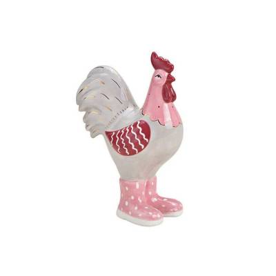 Huhn aus Keramik Rosa,Ostern