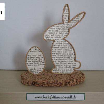 verschiedene Drahtfiguren "Osterhase" / "Hase", als Geschenk oder Dekoration zu Ostern, 9-12cm hoch