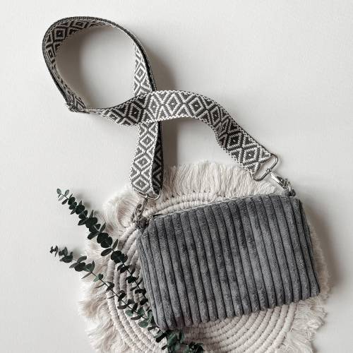 Kleine Umhängetasche Cord, Crossbody, Handtasche