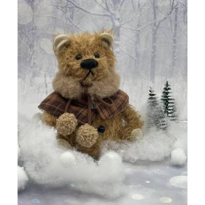 Bärino Humphrey 14 cm – Künstlerbär aus Mohair, handgefertigtes Unikat