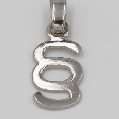 Paragraphen-Anhänger, Silber 925