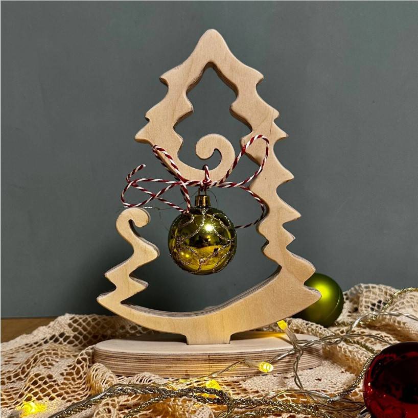 Tannenbaum aus Holz zum Aufstellen Weihnachtsbaum Weihnachsdeko