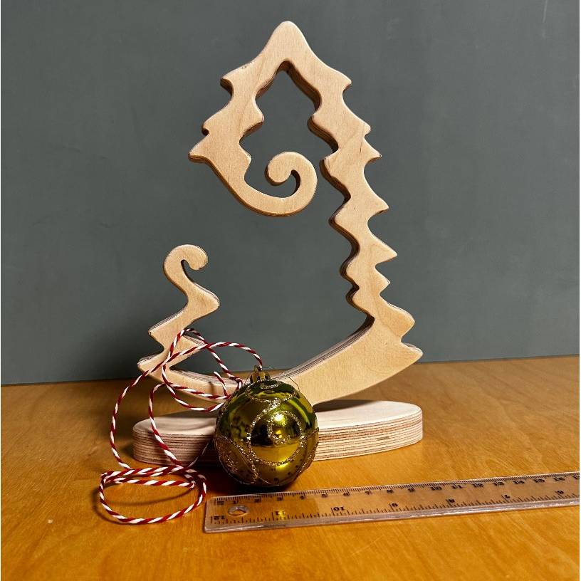 Tannenbaum aus Holz zum Aufstellen Weihnachtsbaum Weihnachsdeko