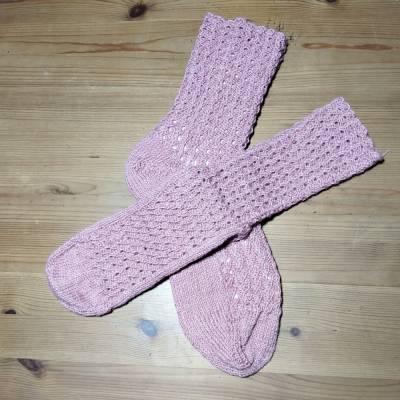 gestrickte Wollsocken Gr.40