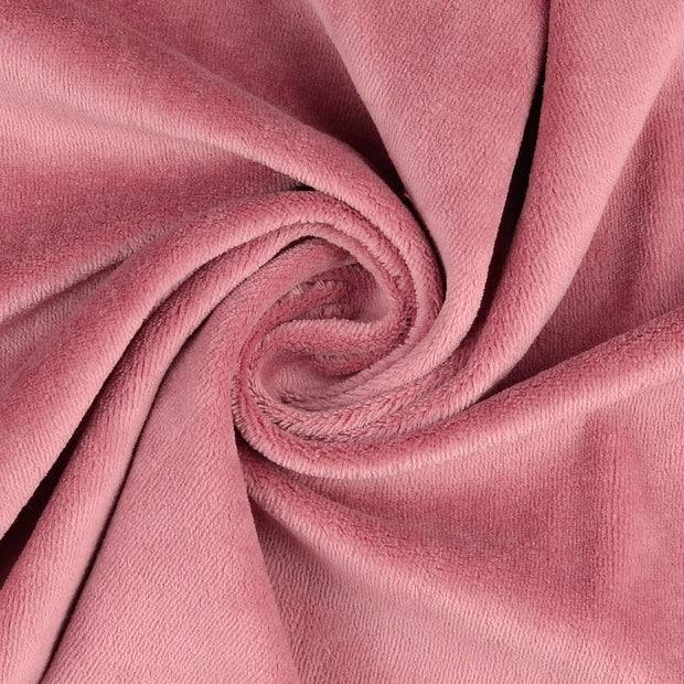 Nicki Baumwolle uni altrosa  Oeko-Tex Standard 100   (1m/14,-€) Bild 1