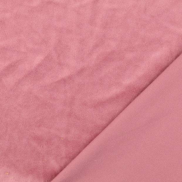 Nicki Baumwolle uni altrosa  Oeko-Tex Standard 100   (1m/14,-€) Bild 3