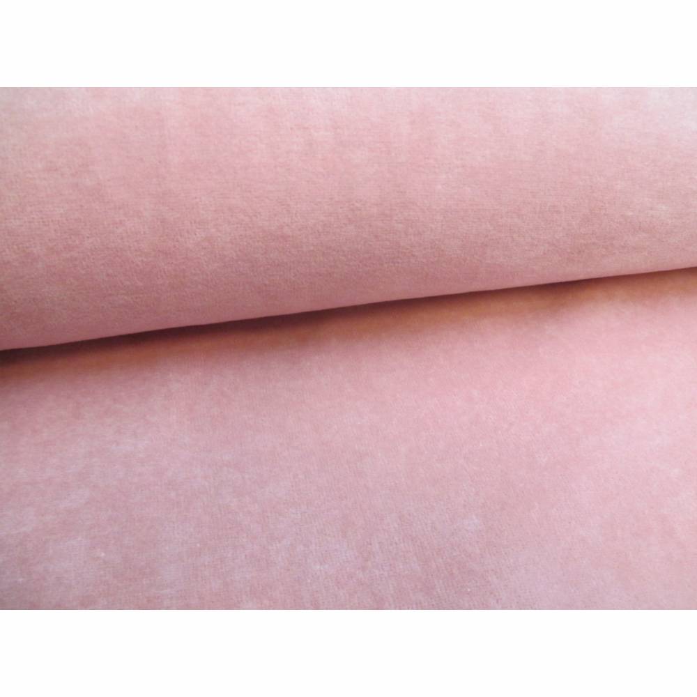 Nicki Baumwolle uni altrosa  Oeko-Tex Standard 100   (1m/14,-€) Bild 5