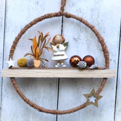 Weihnachtsdeko Kranz Engel Tür Kranz Loop Advent Dekoration