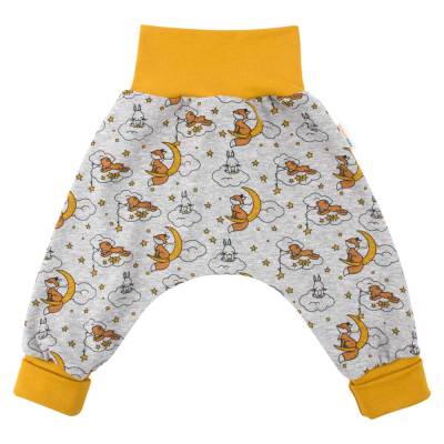 Pumphose Thermohose "Waldtiere" aus Alpenfleece - Fuchs Hase Bär - Geschenk Geburt - ab Frühchen Größen