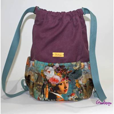 Cityrucksack Strappa – Moderner Turnbeutel-Stil aus Canvas mit viel Stauraum