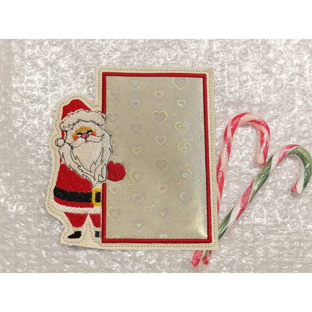 Weihnachtskarte Santa 13x18 Bild 1