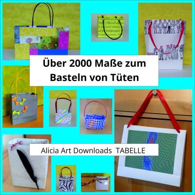 Tüten basteln über 2000 Wunschmaße mit Anleitung