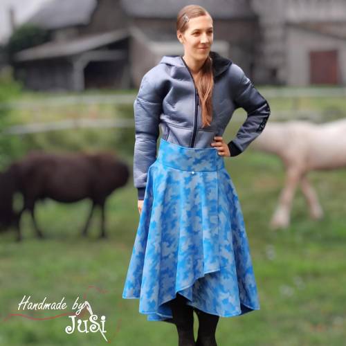 Reitrock Softshell kurz – Klettverschluss, warm und wasserabweisend