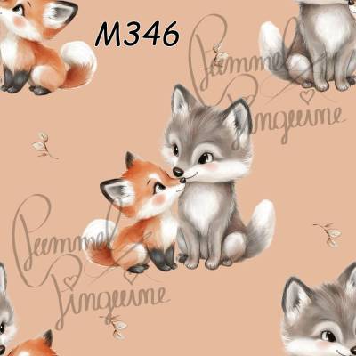 M346 PummelPinguine Exclusive „Kinderstoffe Wolf & Fuchs"