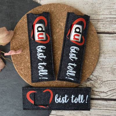 DU Geschenkverpackung mit Botschaft für Schokoriegel ~ Mitbringsel ~ Geburtstag