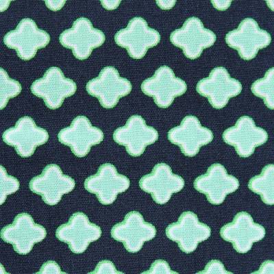 Popeline-Druck mit Sternen grün-blau 165 g/lfm | 1,45 m breit | 100 % Baumwolle | Baumwollstoff bedruckt Meterware
