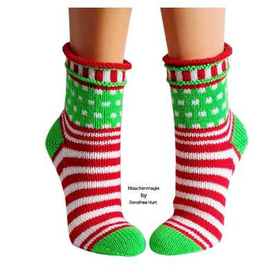 Socken Strümpfe Wollsocken Kuschelsocken handgestrickt 38/39