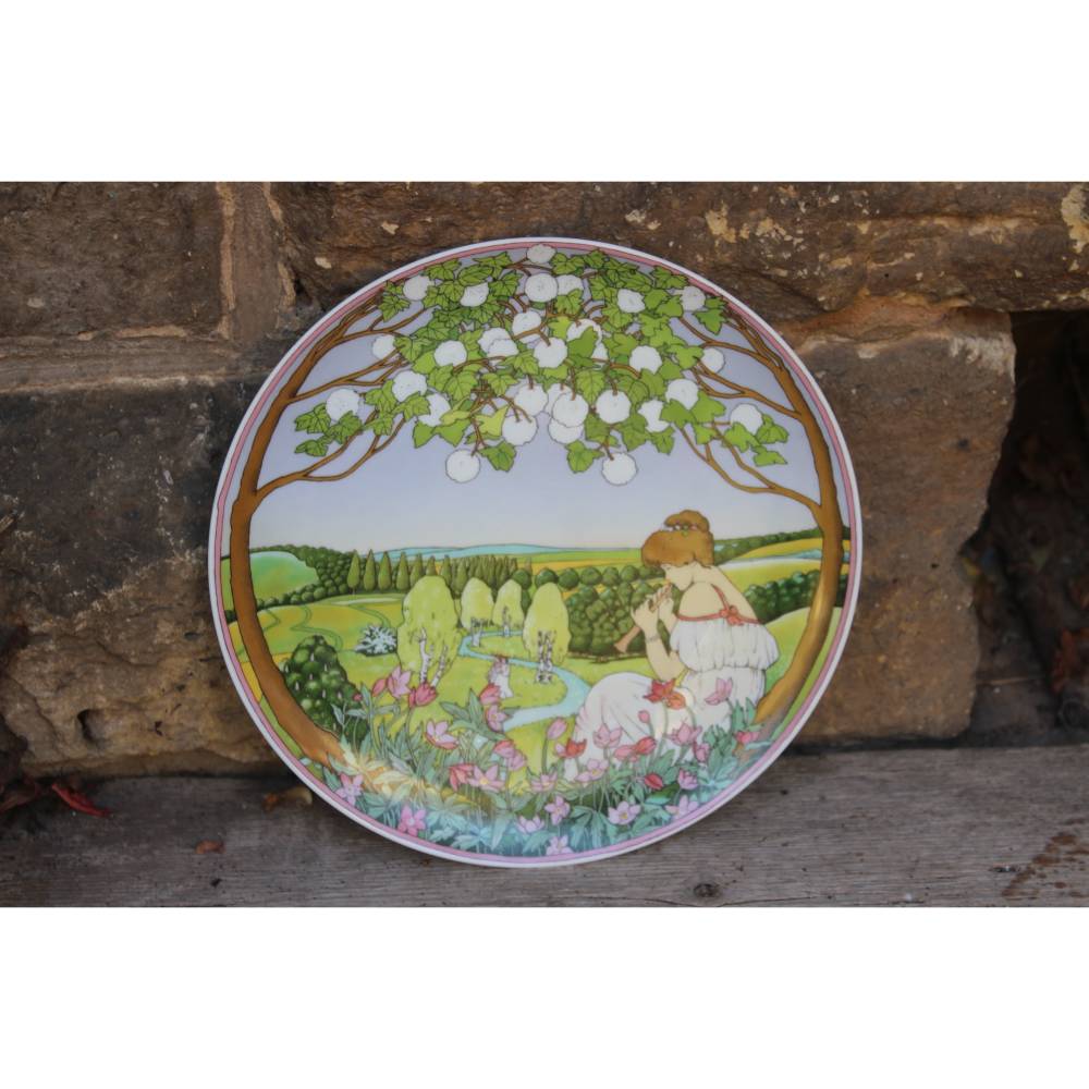 Sammelteller Frühling / Wandteller Heinrich Porzellan / Villeroy & Boch Vintage