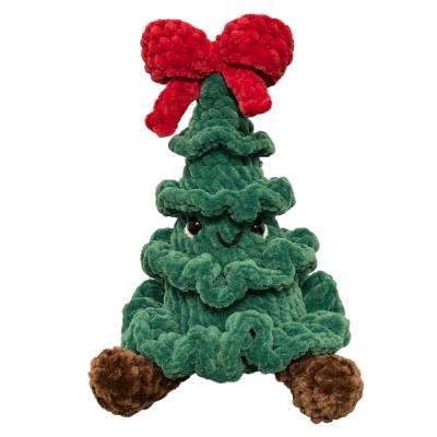Amigurumi Häkeltier Weihnachtsbaum ca. 20 cm aus Chenillewolle