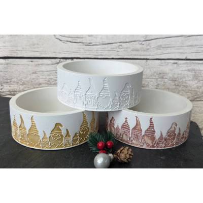 Wichtelschale ~ Deko Schale mit Wichtelrand ~ Weihnachten ~ Wichtel