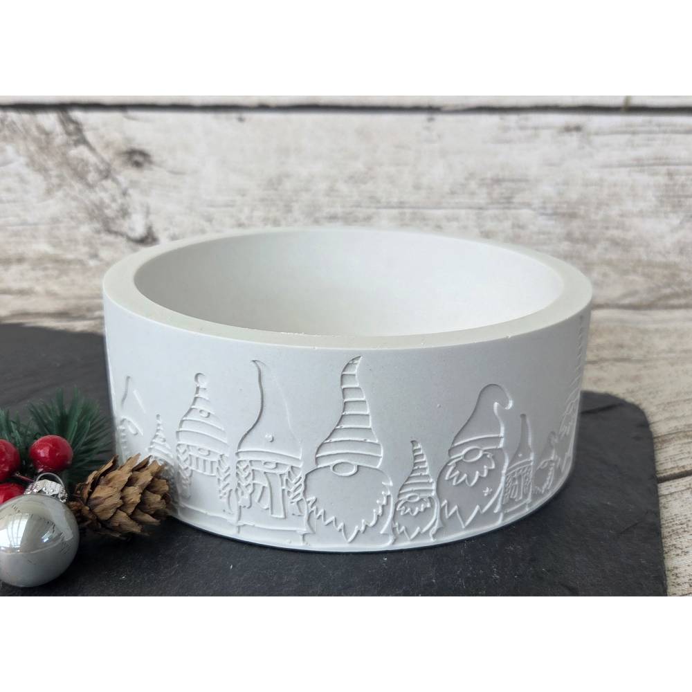 Wichtelschale ~ Deko Schale mit Wichtelrand ~ Weihnachten ~ Wichtel