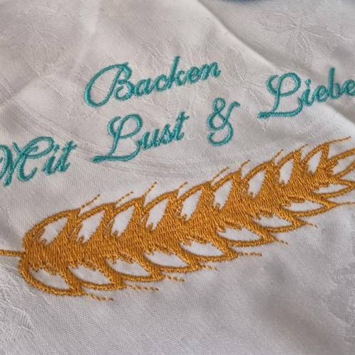 Stickdatei Backen mit Lust&Liebe 18x18/20x20