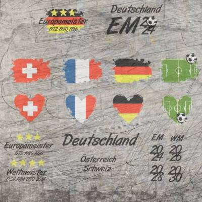 *Meisterschaften Fußball* Mix & Match Plotterdatei