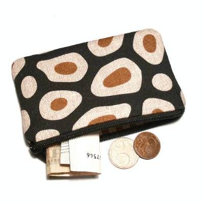 Mini Geldbeutel im Leopardenlook, Kompaktes Kartentäschchen, Kopfhörertäschchen