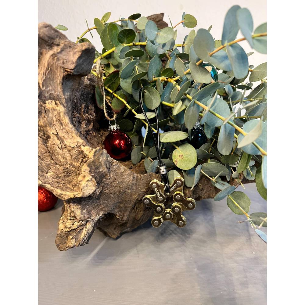 Weihnachtsbaumschmuck aus Fahrradketten Fahrrad Weihnachtsstern  Weihnachtsgeschenk Upcycling Deko fr Radfahrer nachhalt
