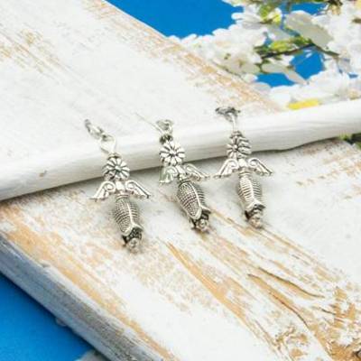 Schutzengel, Schlüsselanhänger, Taschenbaumler, Charm, Geschenkidee, Unisex, Mitbringsel, Gastgeschenk
