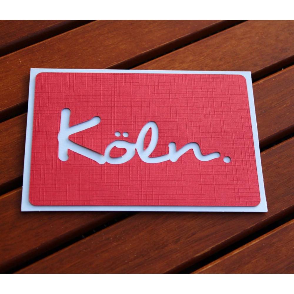 Plotterdatei Köln Punkt – Handlettering Design mit Domspitzen für DIY-Projekte Bild 3