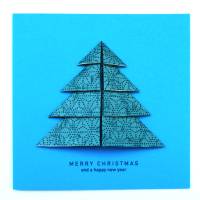 Minimalistische Weihnachtskarte - Weihnachtsbaum