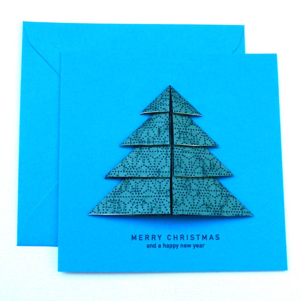 Minimalistische Weihnachtskarte - Weihnachtsbaum Bild 2
