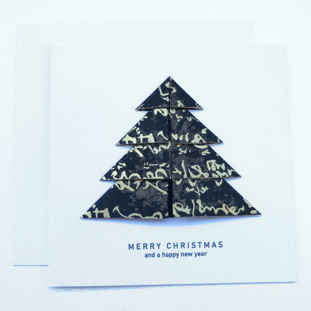 Minimalistische Weihnachtskarte - Weihnachtsbaum Bild 2